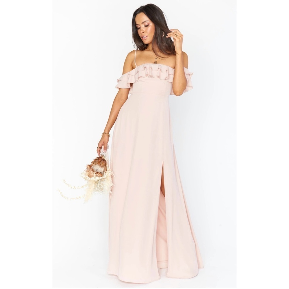 NWOT Show Me Your Mumu Emma Ruffle Maxi Dress